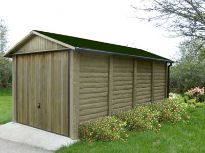 The Burford 2 - Log effect Garage