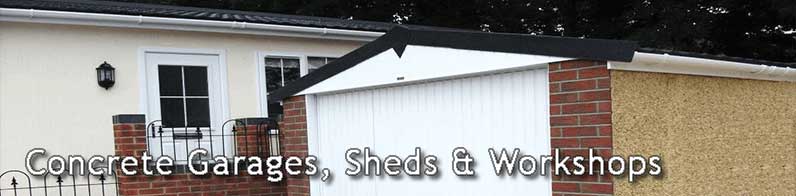 Concrete Garages, Concrete Sheds, Concrete Workshops, Concrete Buildings Header